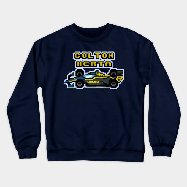 Colton Herta '23 Old School Crewneck Sweatshirt by SteamboatJoe